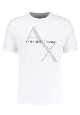 Armani Exchange: Футболка с принтом 