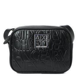 Armani Exchange: Чёрная сумка 