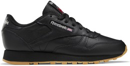 Reebok: Чёрные кроссовки  Classic Leather