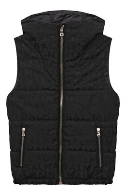 Balmain: Чёрный жилет