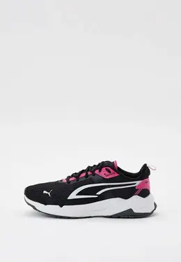 PUMA: Чёрные кроссовки 