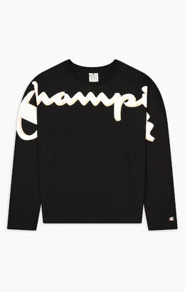 Champion: Чёрный свитшот 