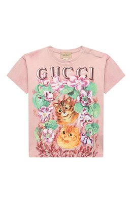 Gucci: Хлопковая футболка