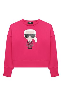 Karl Lagerfeld Kids: Флисовый свитшот