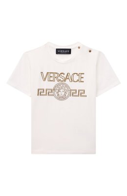 Versace: Хлопковая футболка