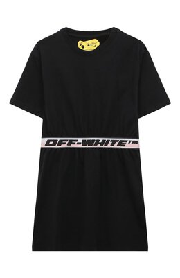 Off-White: Хлопковое платье 