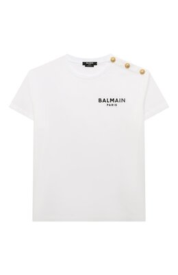 Balmain: Хлопковая футболка