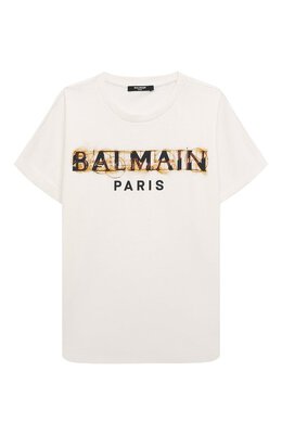 Balmain: Хлопковая футболка 