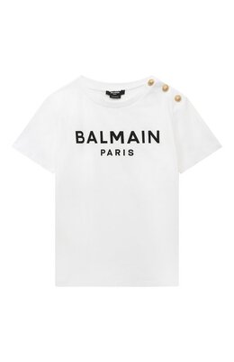 Balmain: Хлопковая футболка