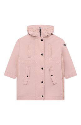 Moncler: Розовый плащ