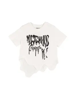 MOSCHINO: Хлопковая футболка 