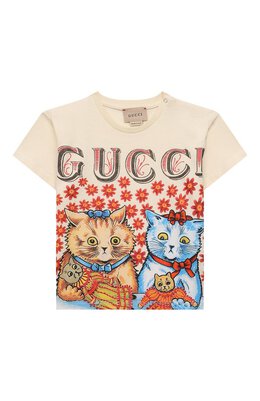 Gucci: Хлопковая футболка 