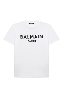 Balmain: Хлопковая футболка