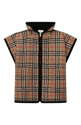 Burberry check poncho best sale