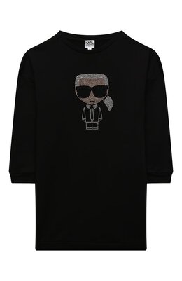 Karl Lagerfeld Kids: Хлопковое платье