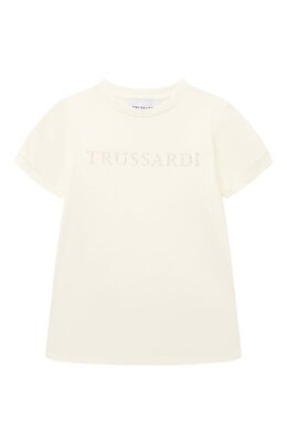 Trussardi junior: Хлопковая футболка