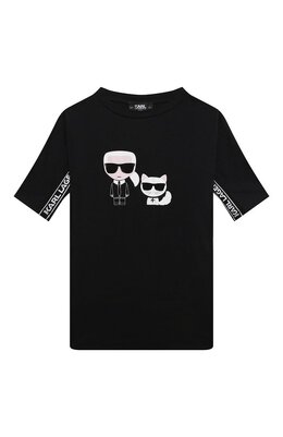 Karl Lagerfeld Kids: Чёрное платье