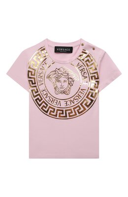 Versace: Хлопковая футболка 