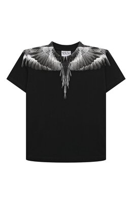 Marcelo Burlon Kids of Milan: Хлопковая футболка