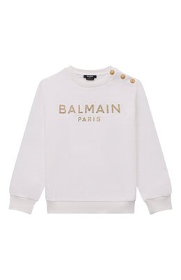 Balmain: Хлопковый свитшот