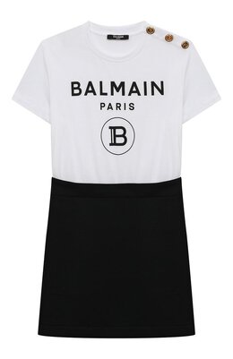 Balmain: Хлопковое платье 