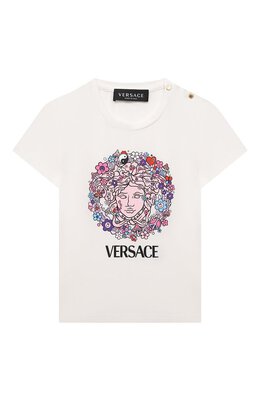 Versace: Хлопковая футболка 