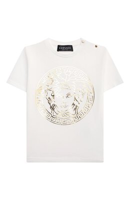 Versace: Хлопковая футболка