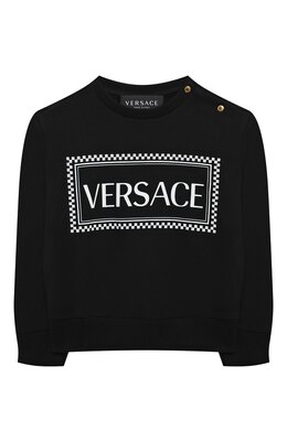 Versace: Хлопковый свитшот