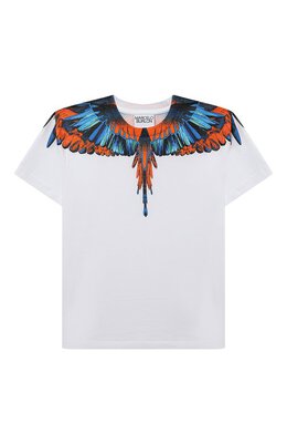 Marcelo Burlon Kids of Milan: Хлопковая футболка