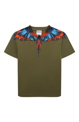 Marcelo Burlon Kids of Milan: Хлопковая футболка