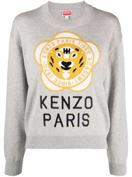 Kenzo: Свитер  Tiger из шерсти