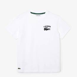 Lacoste: Белая футболка 