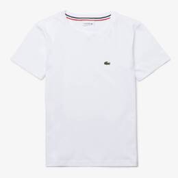 Lacoste: Белая футболка 