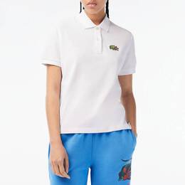 Lacoste: Белое поло 