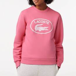 Lacoste: Розовый свитшот 