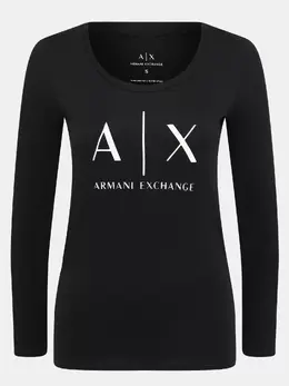 Armani Exchange: Чёрный свитшот 