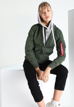 Alpha Industries: Зелёная куртка 