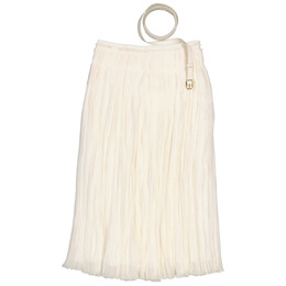 Chloe Ladies Eden Pleated Mid-Length Skirt, Brand Size 38 (US Size 6) chc21wju26061112