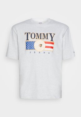 Tommy Jeans: Футболка с принтом 