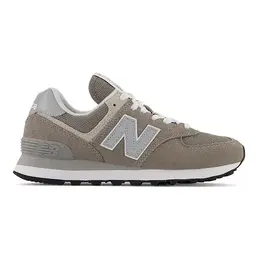 New Balance: Серые кроссовки 