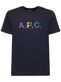 A.P.C.: Футболка с принтом 