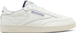 Reebok: Фиолетовые кроссовки  Club C 85