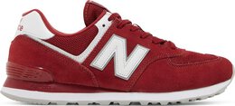 New Balance: Красные кроссовки  574