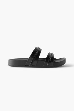 Ancient Greek Sandals: Чёрные шлёпанцы