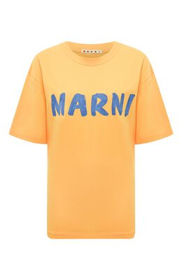 Marni: Хлопковая футболка 