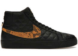 Nike: Чёрные кроссовки SB Blazer Mid