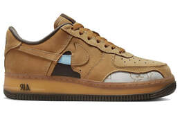 Nike: Коричневые кроссовки Air Force 1 Low