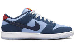 Nike: Синие кроссовки SB Dunk Low Pro