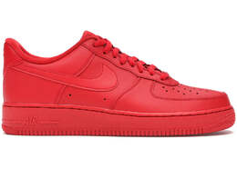 Nike: Красные кроссовки Air Force 1 Low