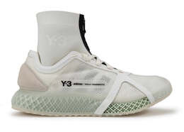 Y-3: Белые кроссовки Runner 4D IOW